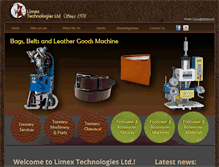 Tablet Screenshot of limextechnologies.com